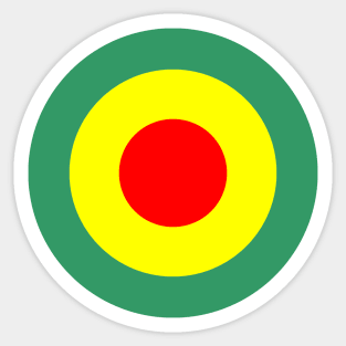 Red Yellow Green Roundel Sticker